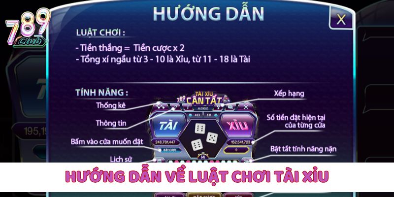 Hướng dẫn đầy đủ về luật tham gia Tài Xỉu