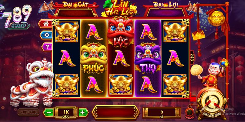 Tựa game slot Lân Hái Lộc tại thương hiệu 789Club